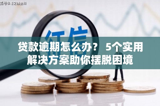 嵩县贷款逾期怎么办？ 5个实用解决方案助你摆脱困境